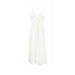 White Soft Cotton Slip Nightdress Ladies