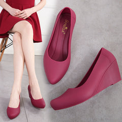 Sandals Han Xia Platform Wedge Heel Jelly
