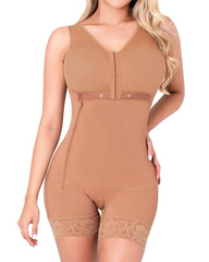 Bodysuit Bodyshaper Side Zipper Adjustable Breast Support Tummy Control Shaperwear