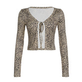 Knitted Cardigan Top Women