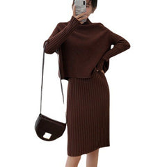 Two Piece Western Sweater Dress
