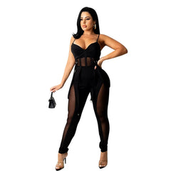 Bandeau Slimming Fit Casual Wide-Leg Jumpsuit