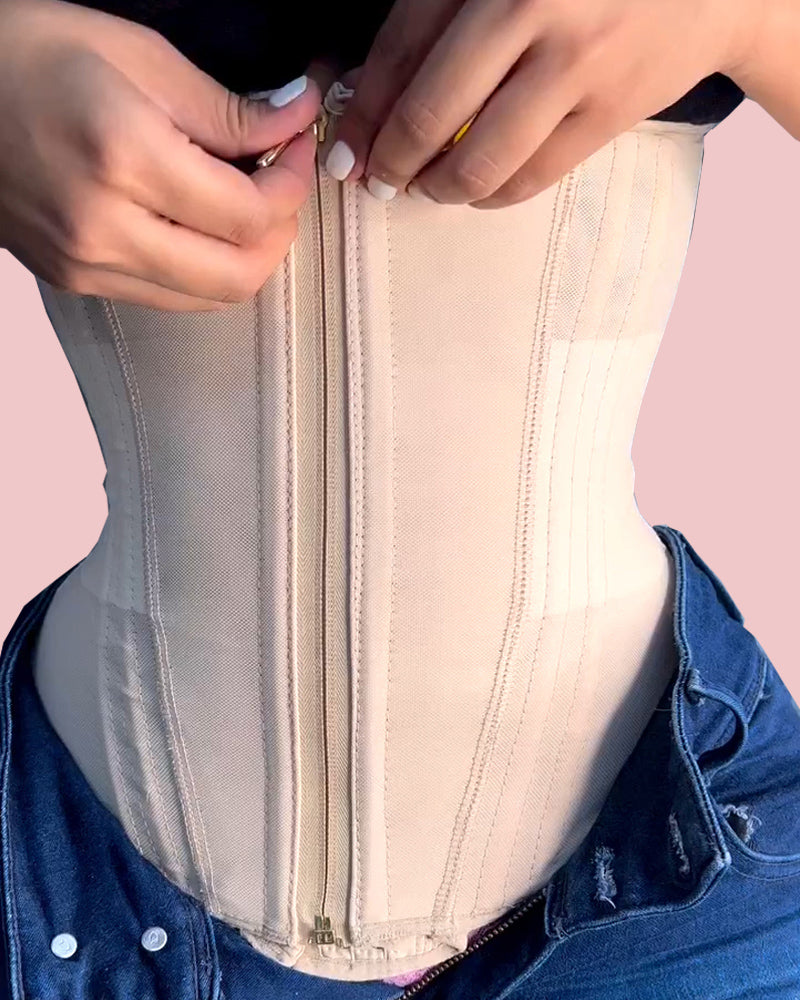 Zip & Breasted Body Shaper Tank Top