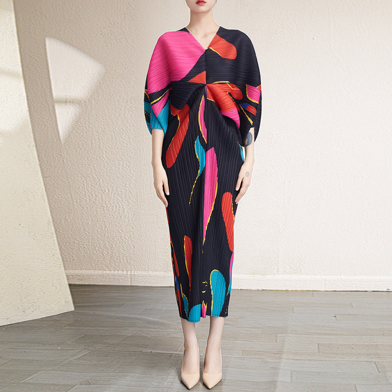 Personality Pleated Dress Women