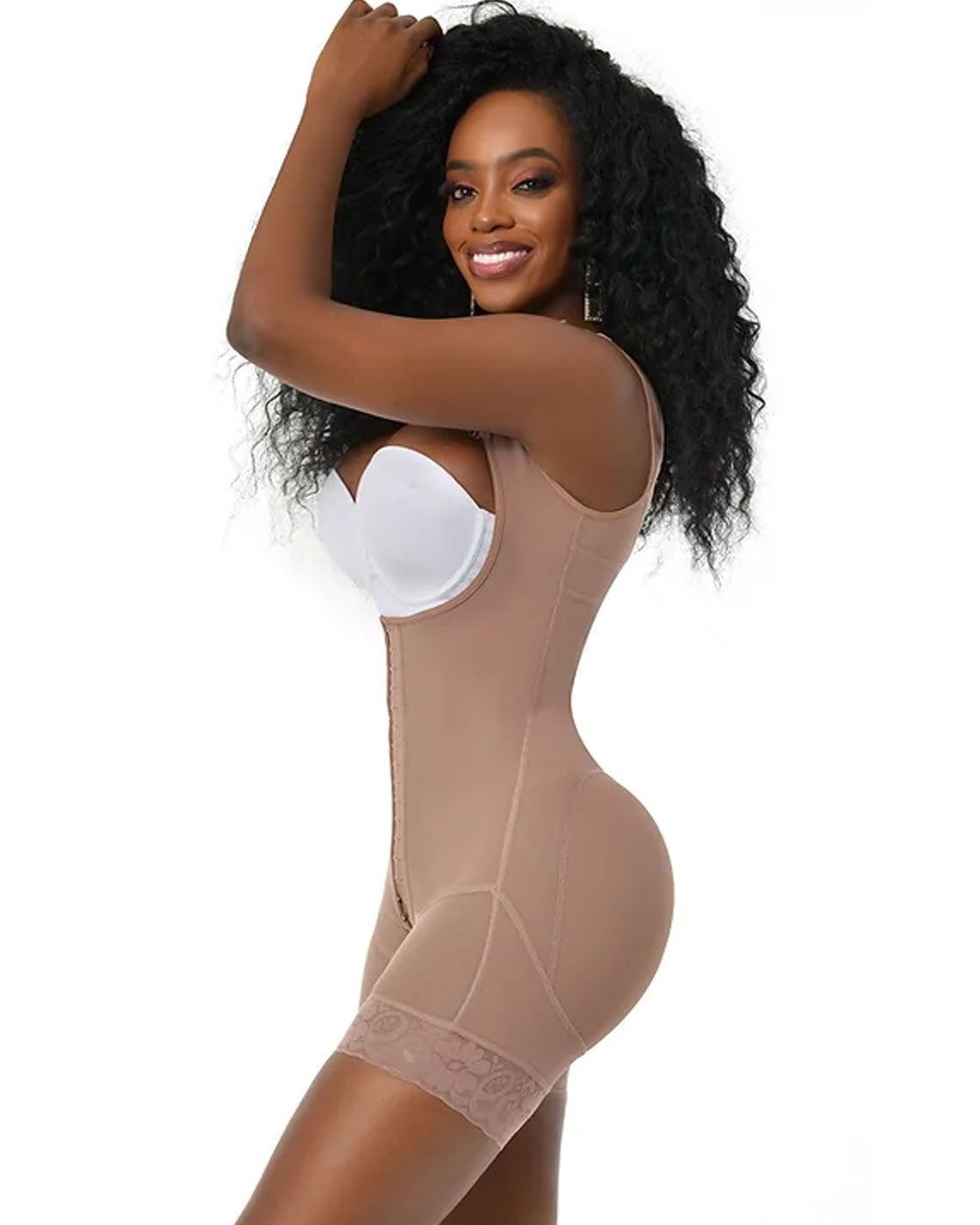 2724 Fajas Colombianas Stage 2 Faja Tummy Control Shapewear High Compression Garment with Zipper Crotch