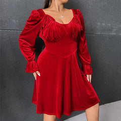 Personalized Velvet Party Dress