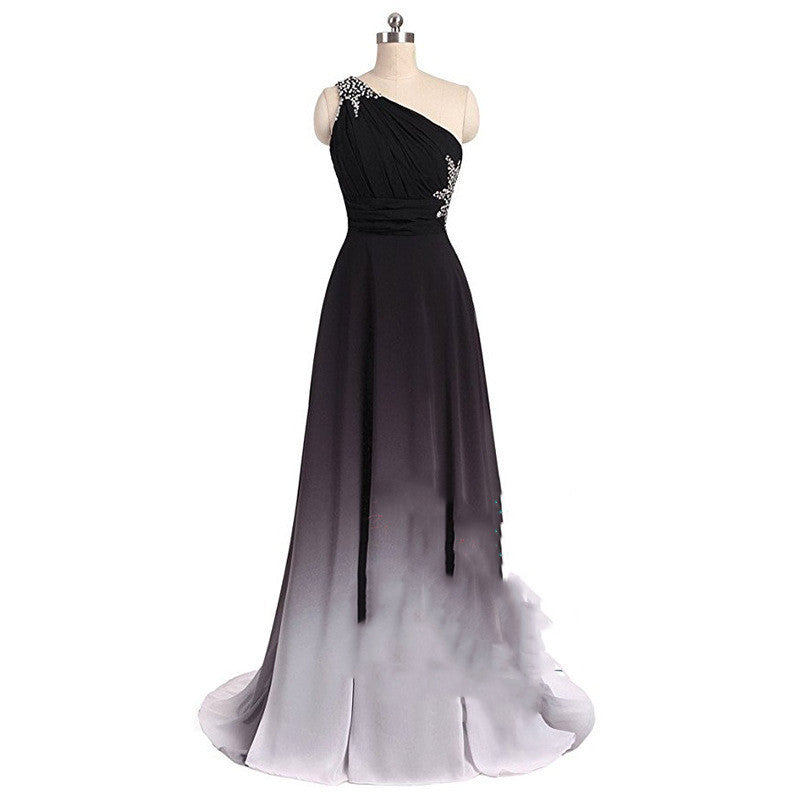 Color Gradient Cocktail Dress