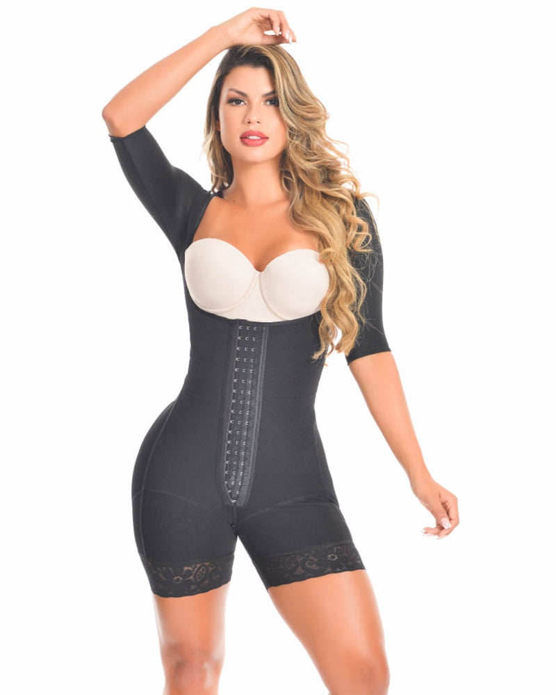 Long Sleeve Slimming Body Shaper Tummy Control Shapewear