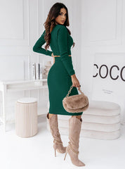 And Two-piece Suit Midi Dress Temperament Skirt Suit