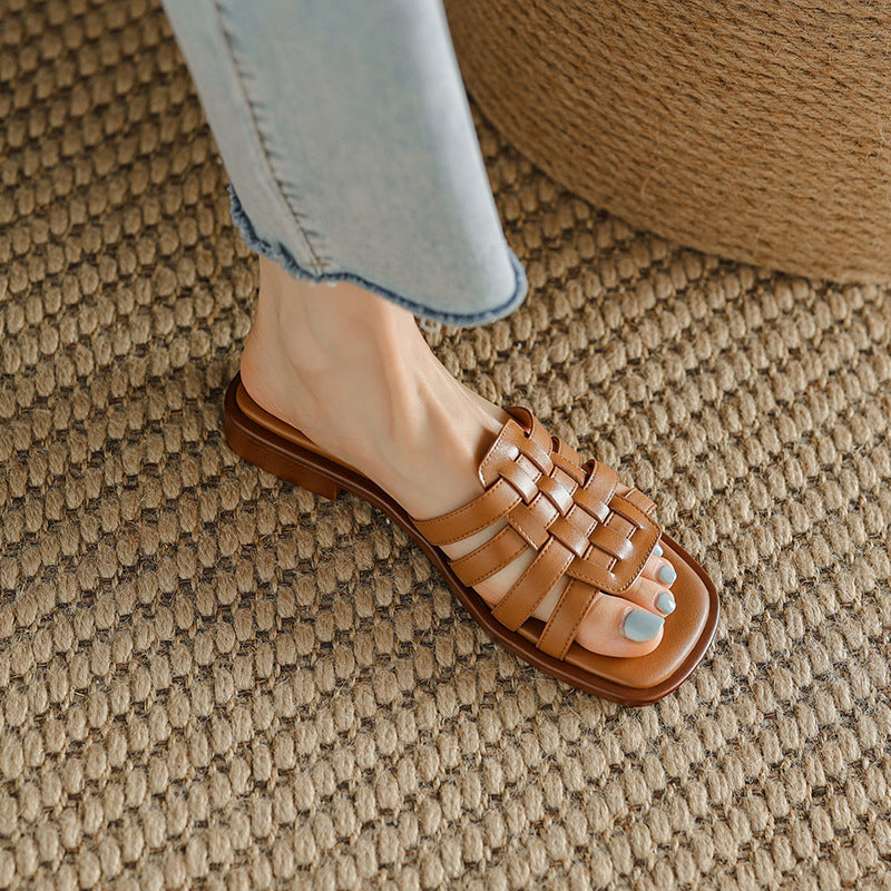 French Retro Sandals For Women
