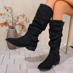 Belt Buckle Accessory For Womens Long Boots