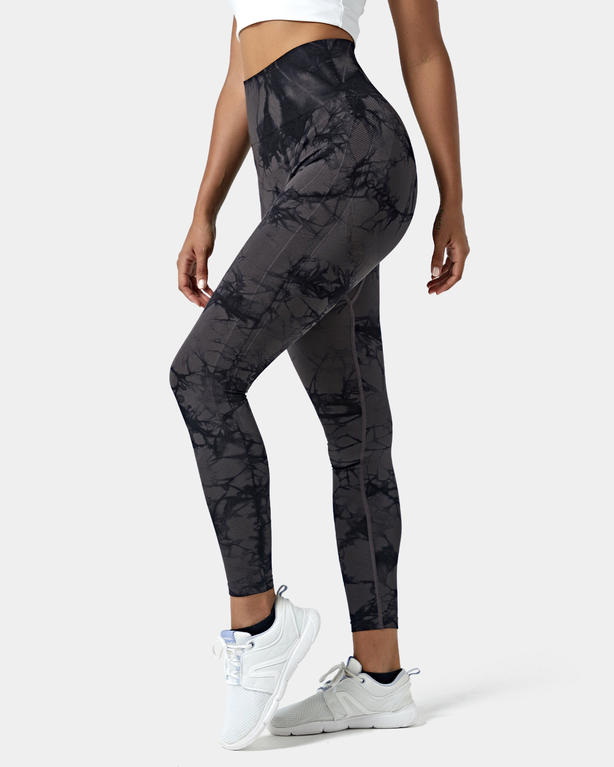 Seamless Flow High Waisted Tie Dye 7/8 Leggings
