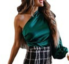 Red Striped Solid Color Long Sleeved Pullover Vest