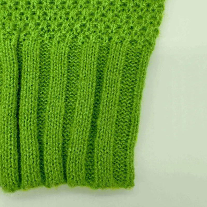 Loose Fit Mock Turtleneck Sweater For Women, Fall Trendy Long Sleeve Knit Pullover Tops