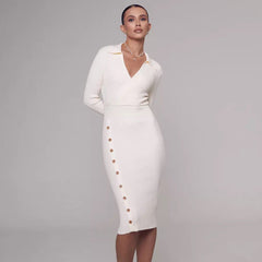 Inner Wear Sweater Knitted Dress For Women