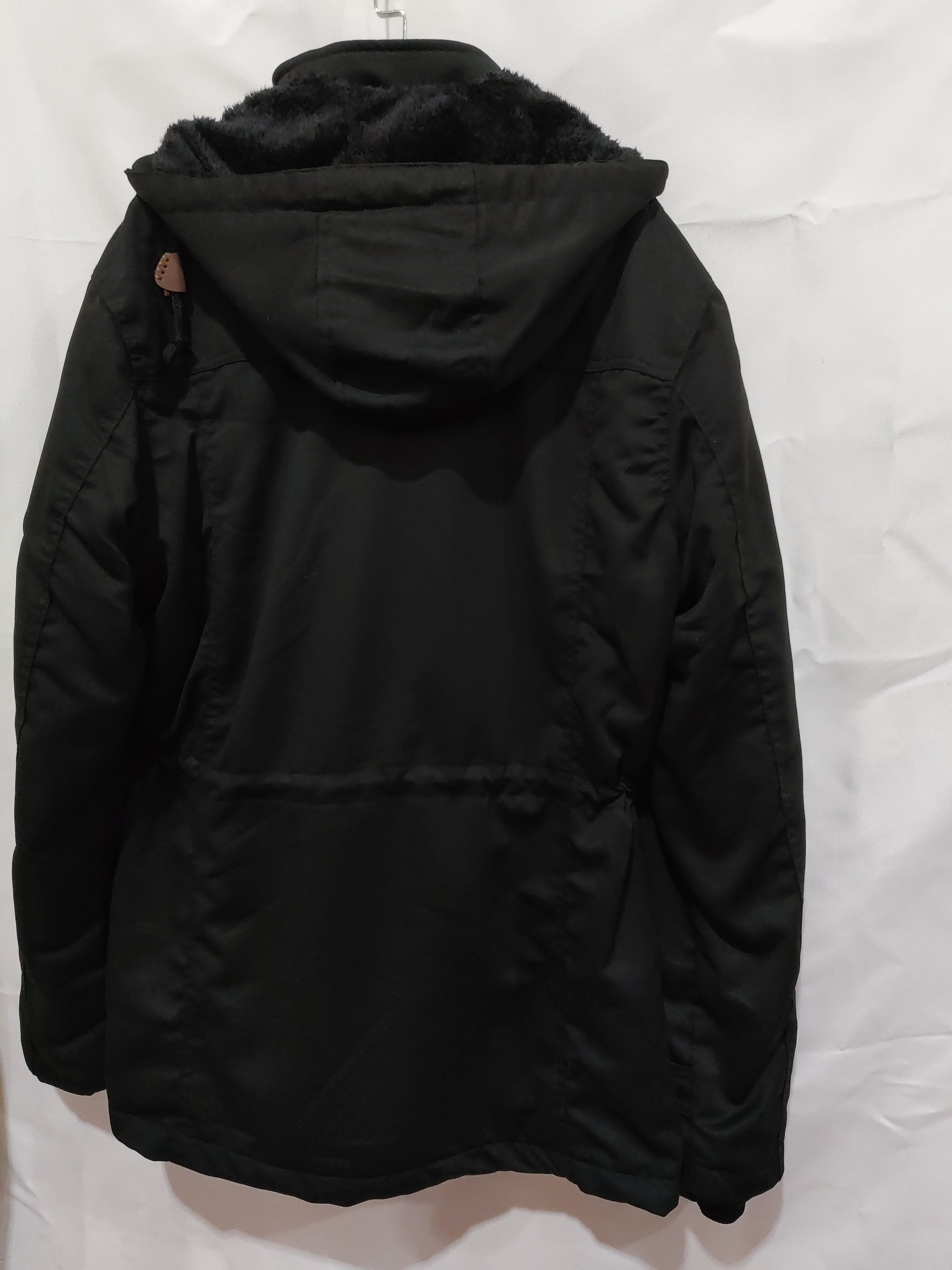 Zip-up Coat Warm Thickened Detachable Hooded Jacket Multi-pocket Button Drawstring Long Sleeve Tops Men's Cargo Clothing