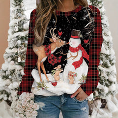 Christmas Crew Neck Casual Sweater
