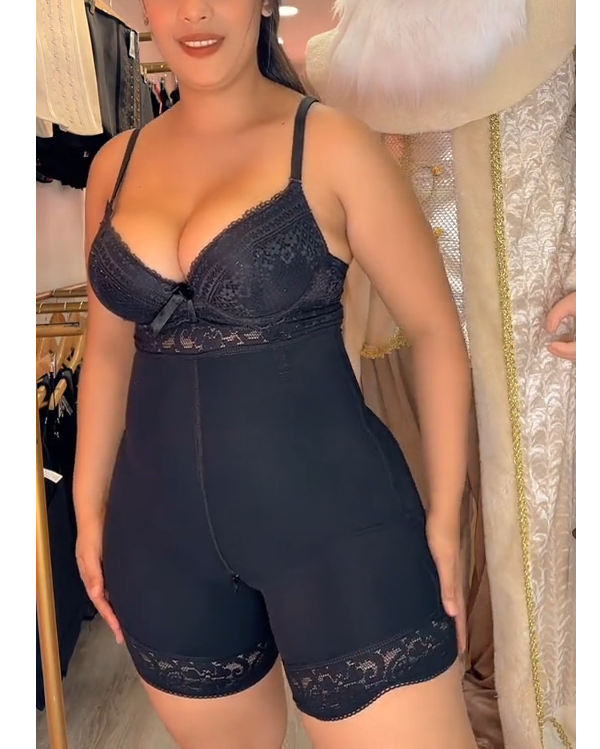 Butt Lifter (Crotch With Zipper) Seamless Slimming Shorts