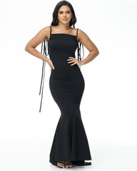 Fashionable Slim Slip Maxi Dress