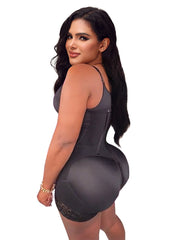 High Compression Tummy Control Hook And Eye Bodyshaper With Bra