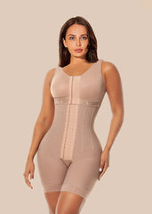 Chest-Packed Body Shaper Postpartum Fajas Colombianas with Bones