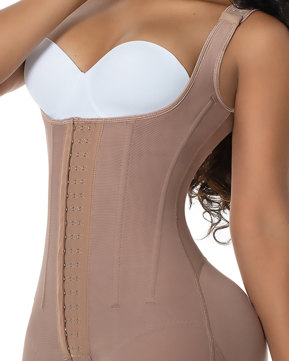 High Double Compression Garment Abdomen Tummy Control  Adjustable Bodysuit with Hooks