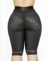 High Waist Tummy Control Compression Butt Lifting Zipper Shorts