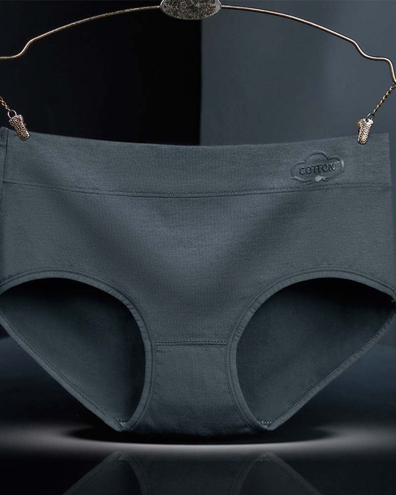 Mid-waist cotton graphene underpants