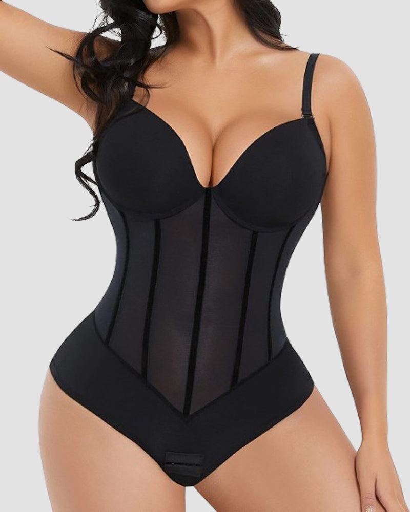 Breathable tummy control butt lifting Bodysuit
