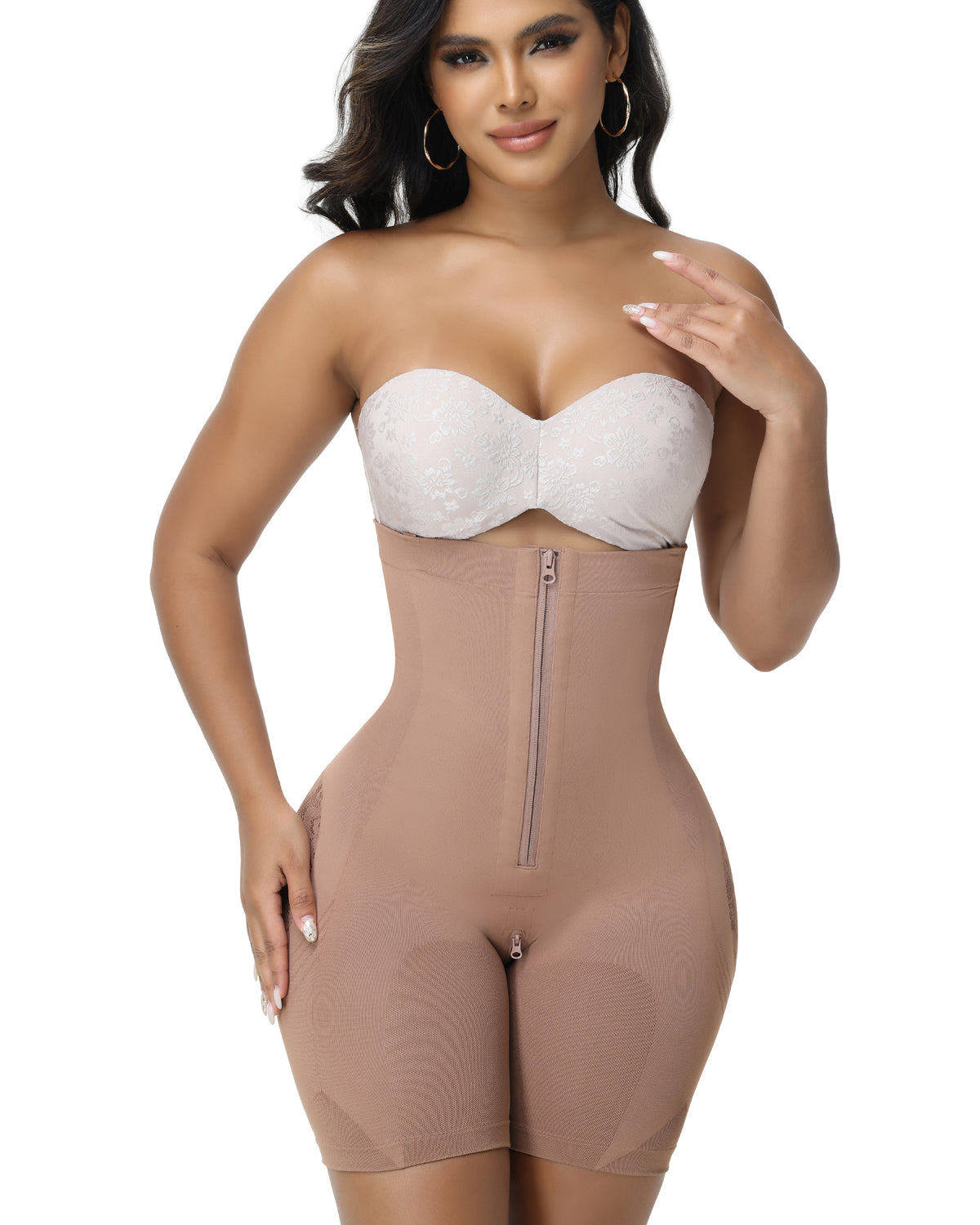 High Waisted Tummy Control Butt Lifting Shorts