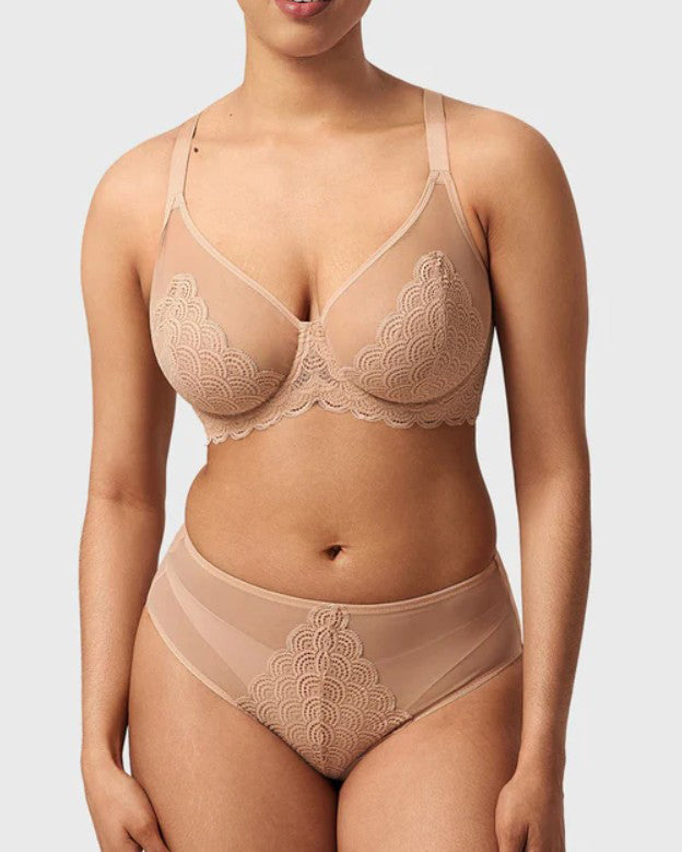 Lace Sheer Mesh Bra