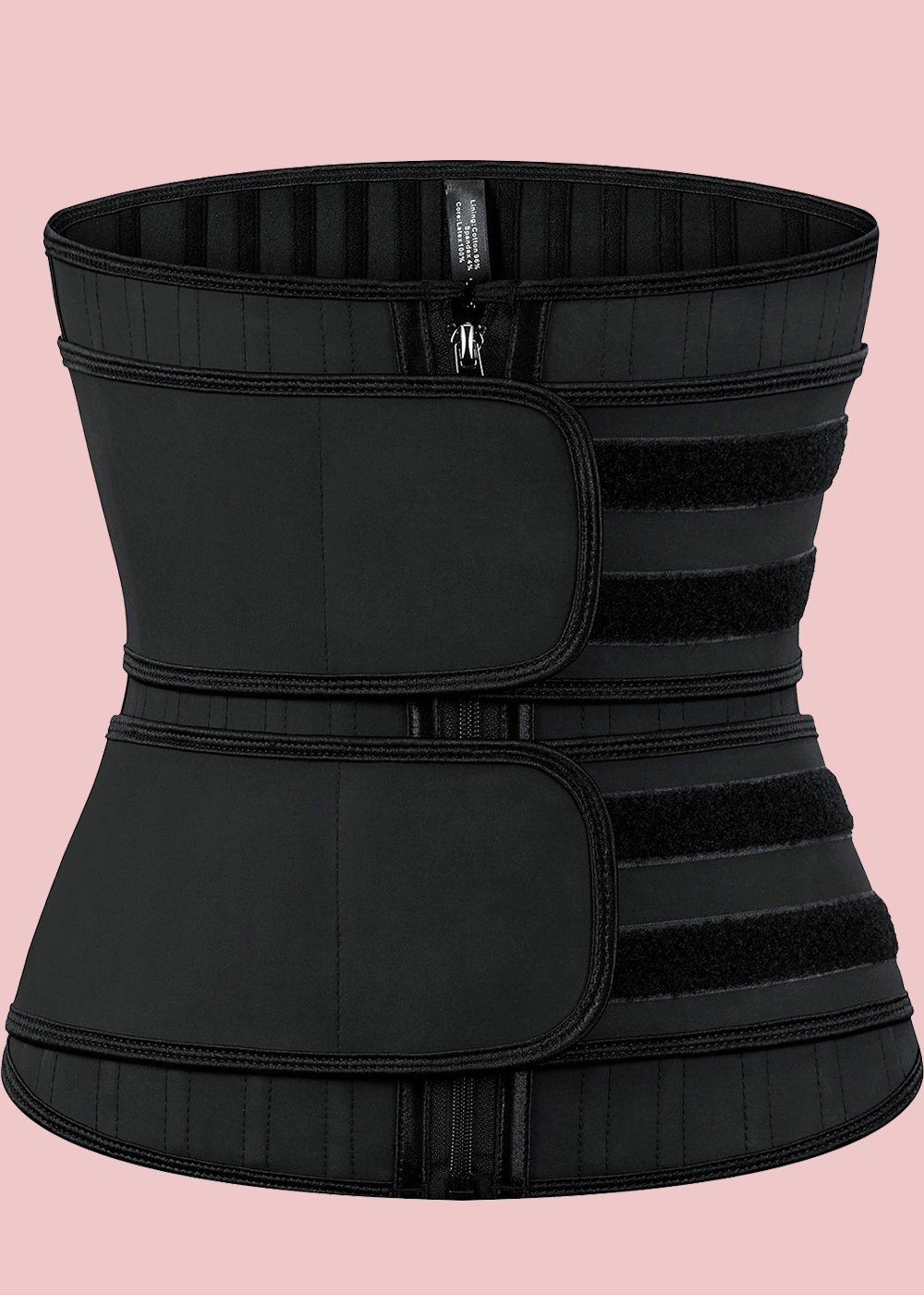 Corset Latex Buckle Waist Corset Belt LATEX Rubber Straps Corset