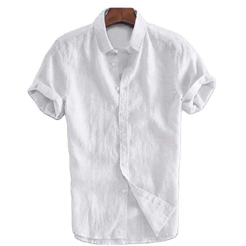 Explosive cross-border special for short-sleeved casual foreign trade men's shirts men shirt
