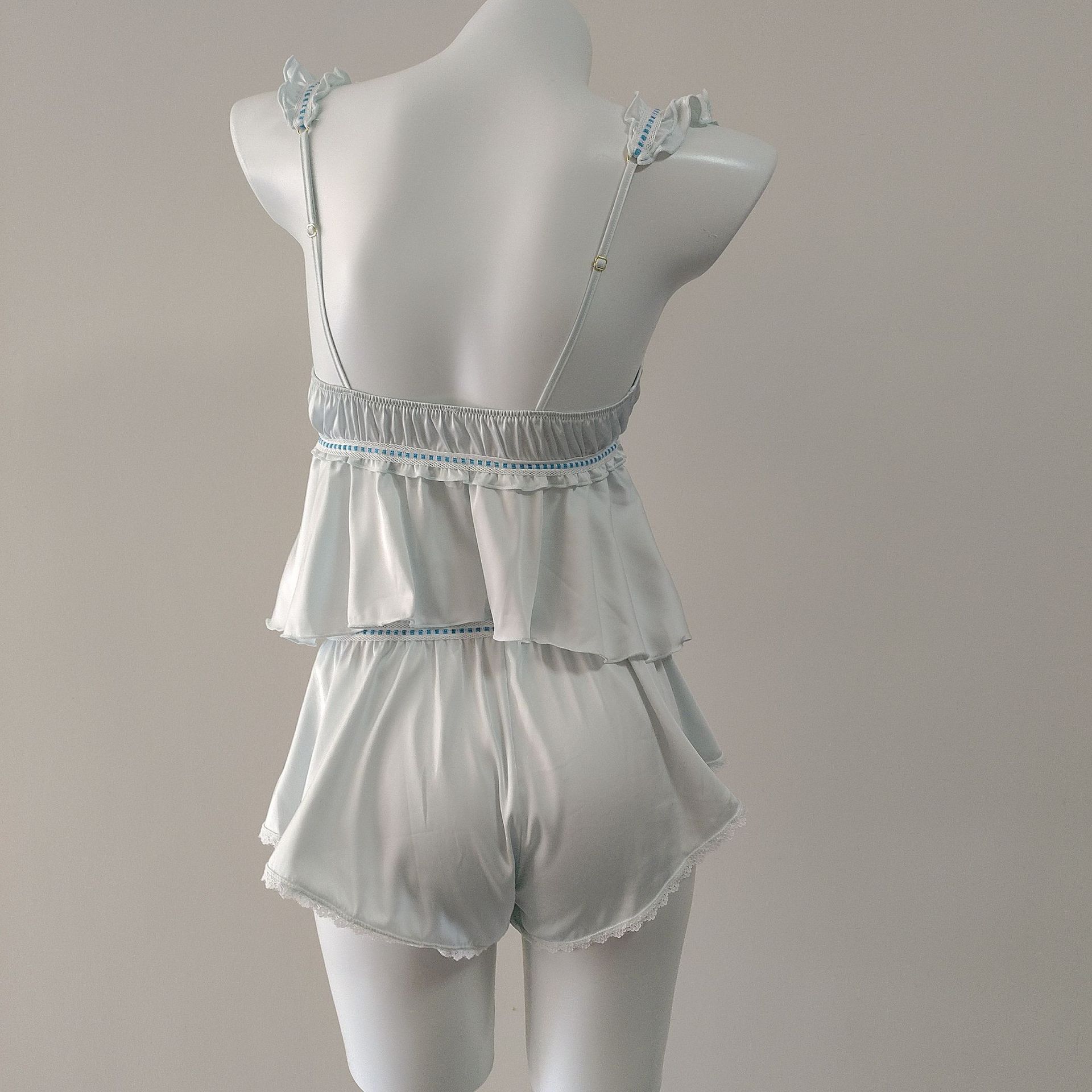 Silk Backless Camisole Nightgown