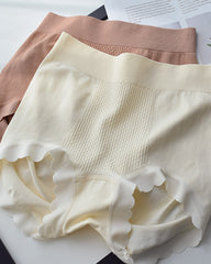 Cotton Anti-Bacterial Bottom High Waist Belly Tuck Seamless Underwear