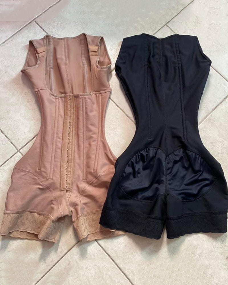 High Elastic Adjustable Strap Tummy Control Faja Shaper