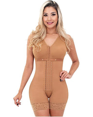 Shapewear For HOOK AND EYE CLOSURE Adjustable Breast Support Tummy Control Bodysuit Bodyshaper
