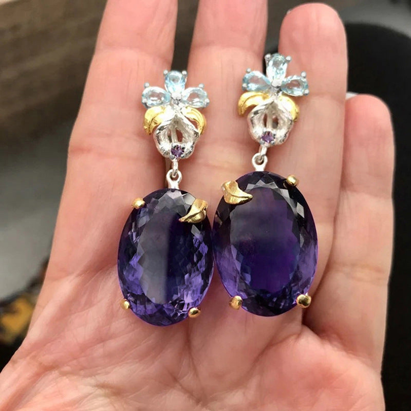 Luxury Flower Flower Earrings For Women