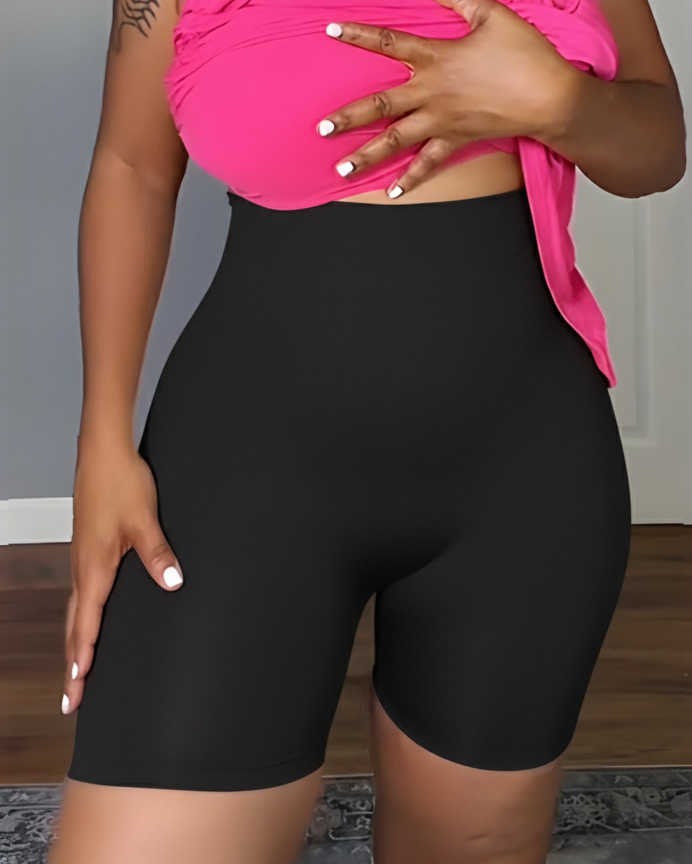 Seamless High-Waisted Tummy-Controlling Shorts