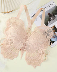 Lace Butterfly Back Can Be Worn Bra