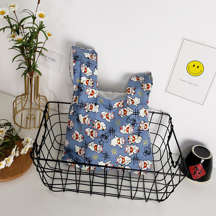 Japanese Kimono Print Knot Wrist Bags