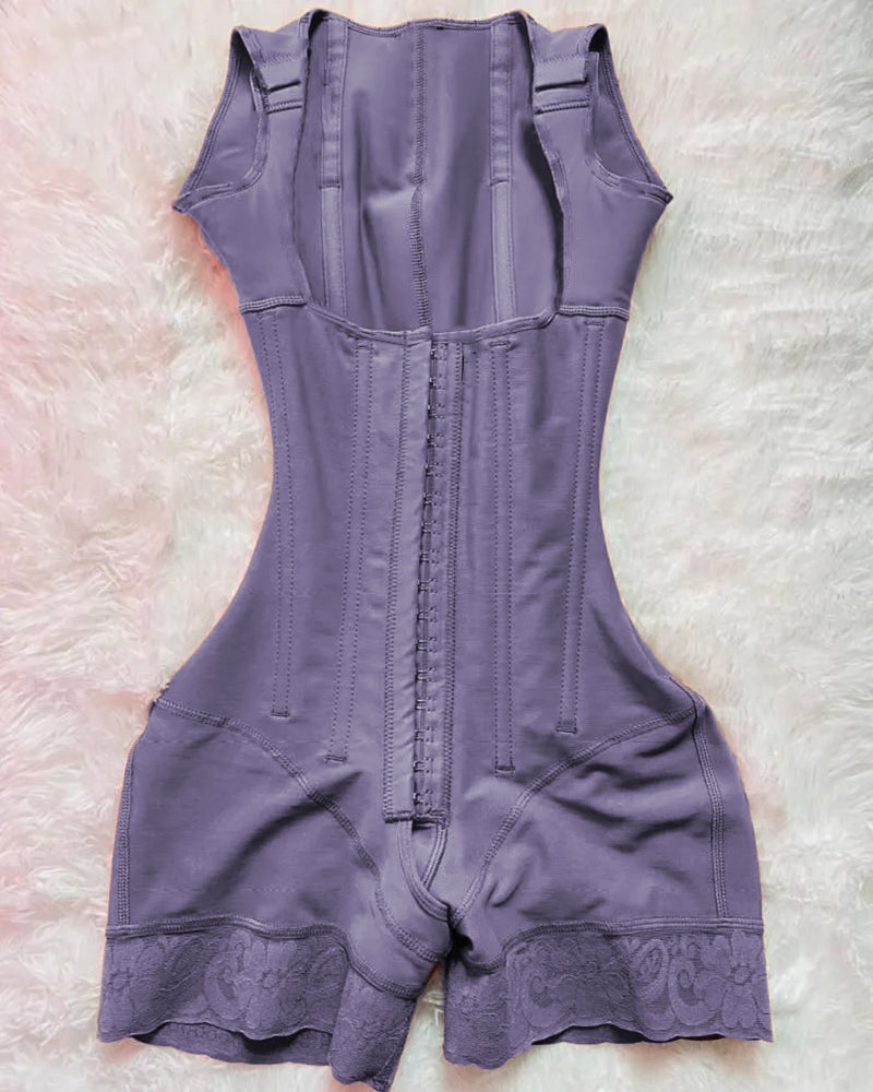Buttoned Butt Lift Full Body Shaper