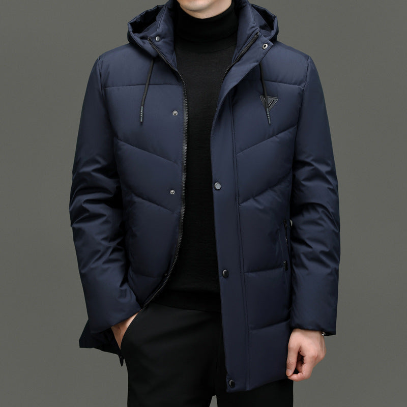 Down Cotton-padded Jacket Korean Casual Fall Coat Men