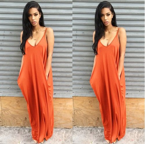 Dress Casual Long Dresses Plus Size