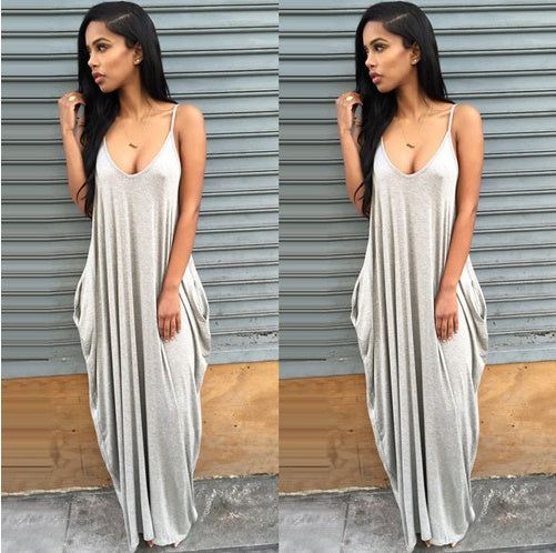 Dress Casual Long Dresses Plus Size