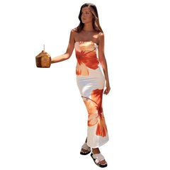 Leisure Vacation Tube Top Dress