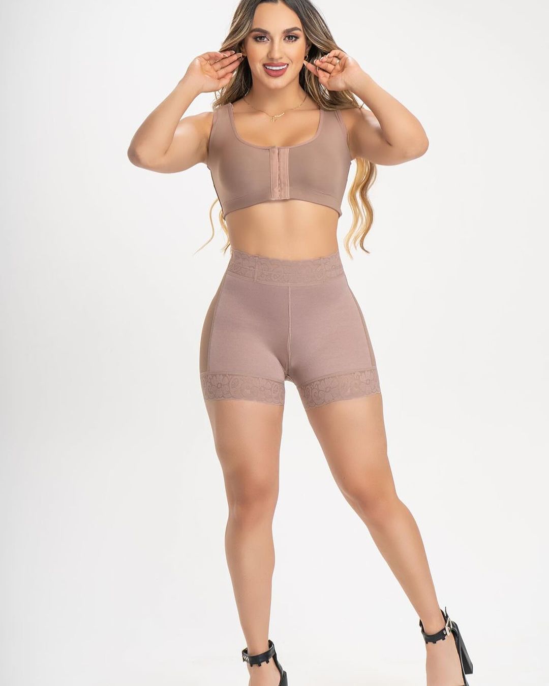 High Compression Slimmer Butt Lifter Shapewear Faja Shorts