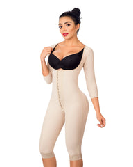 Fajas Colombianas Open Bust Shapewear High Compression Tummy Control Body Shaper