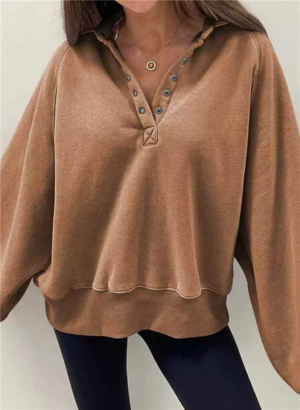 Sporty Drop-Shoulder Pullover Jacket
