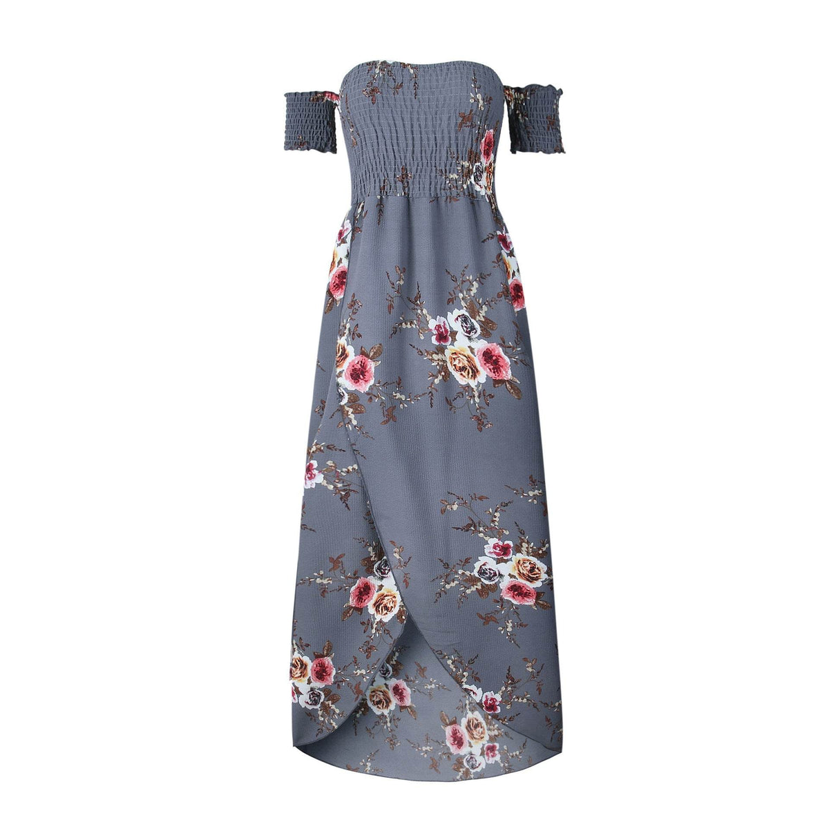 Boho style long dress Off shoulder beach dresses
